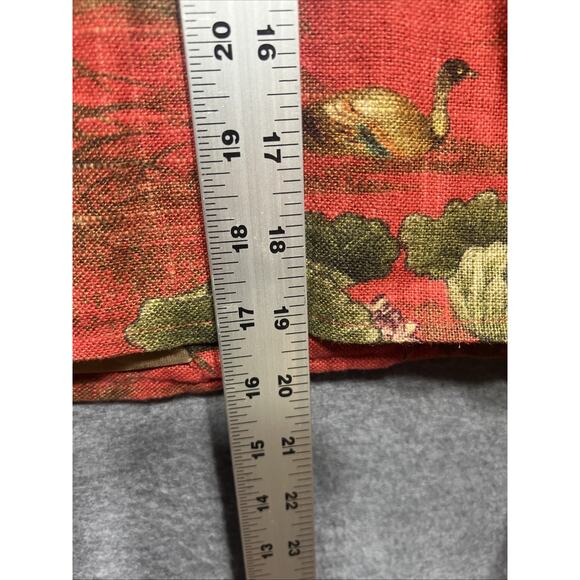 Vintage Painted Pony Jacket Tapestry Birds Floral 3 Button Cotton Womens Size M - Picture 10 of 10